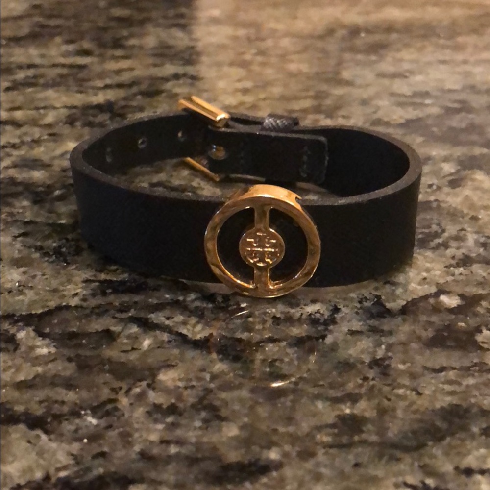 Black Tory Burch wrap bracelet